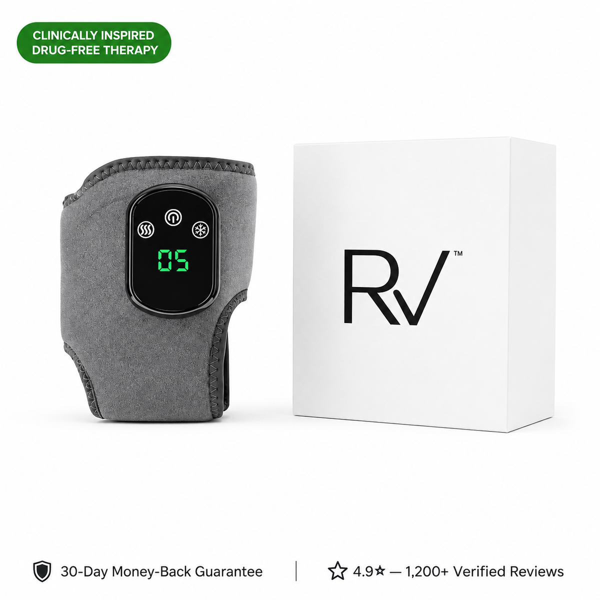 ReVolt™ Foot & Ankle Heat Wraps therapy — 1 pair Where the Sleeves Stop