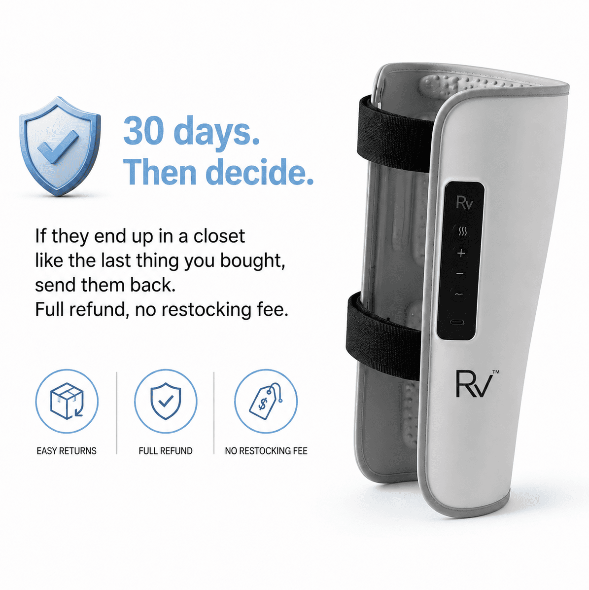 ReVolt™ Calf Recovery Sleeves — For After the Shift