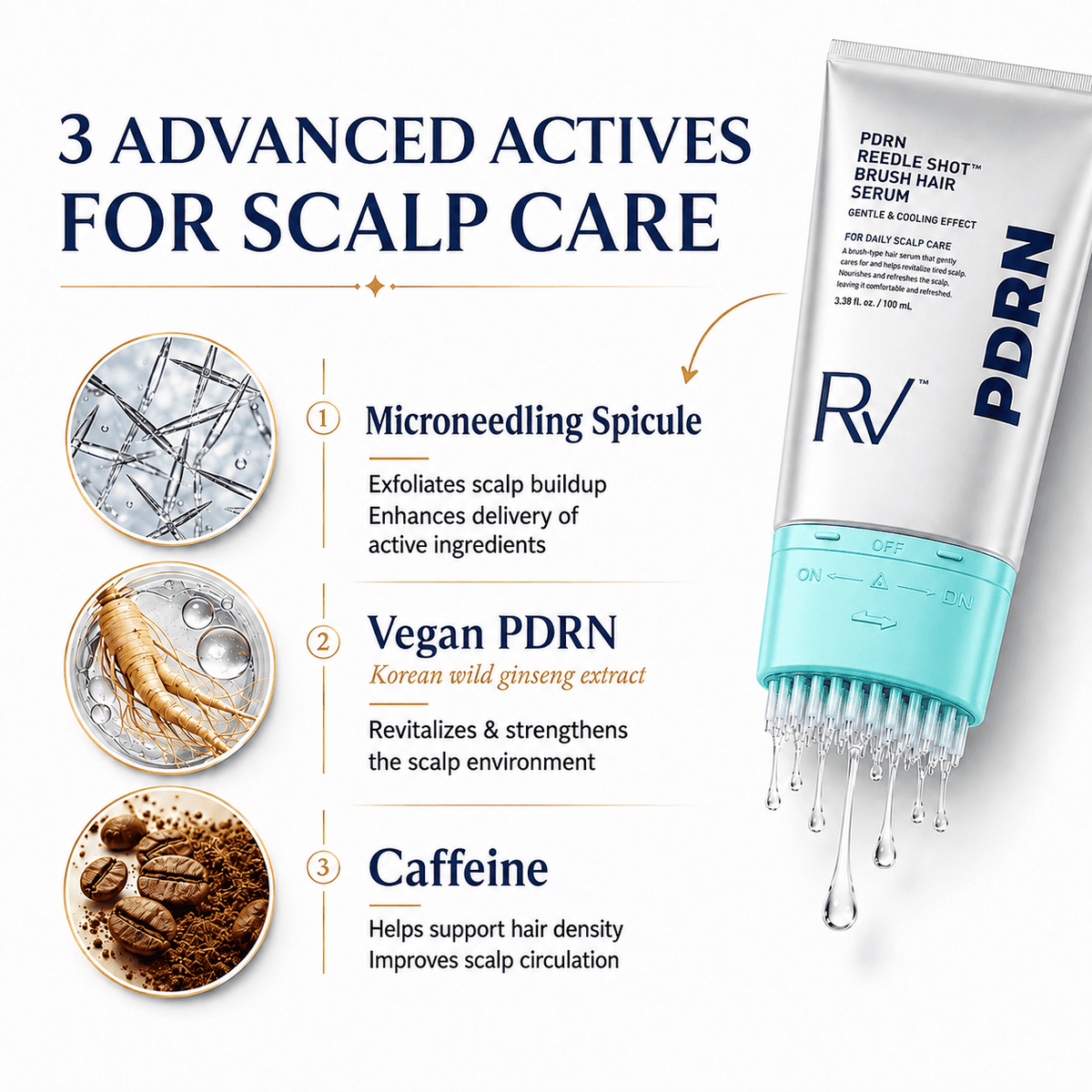 ReVolt™ PDRN + Caffeine Serum — Made for Thinning Hair