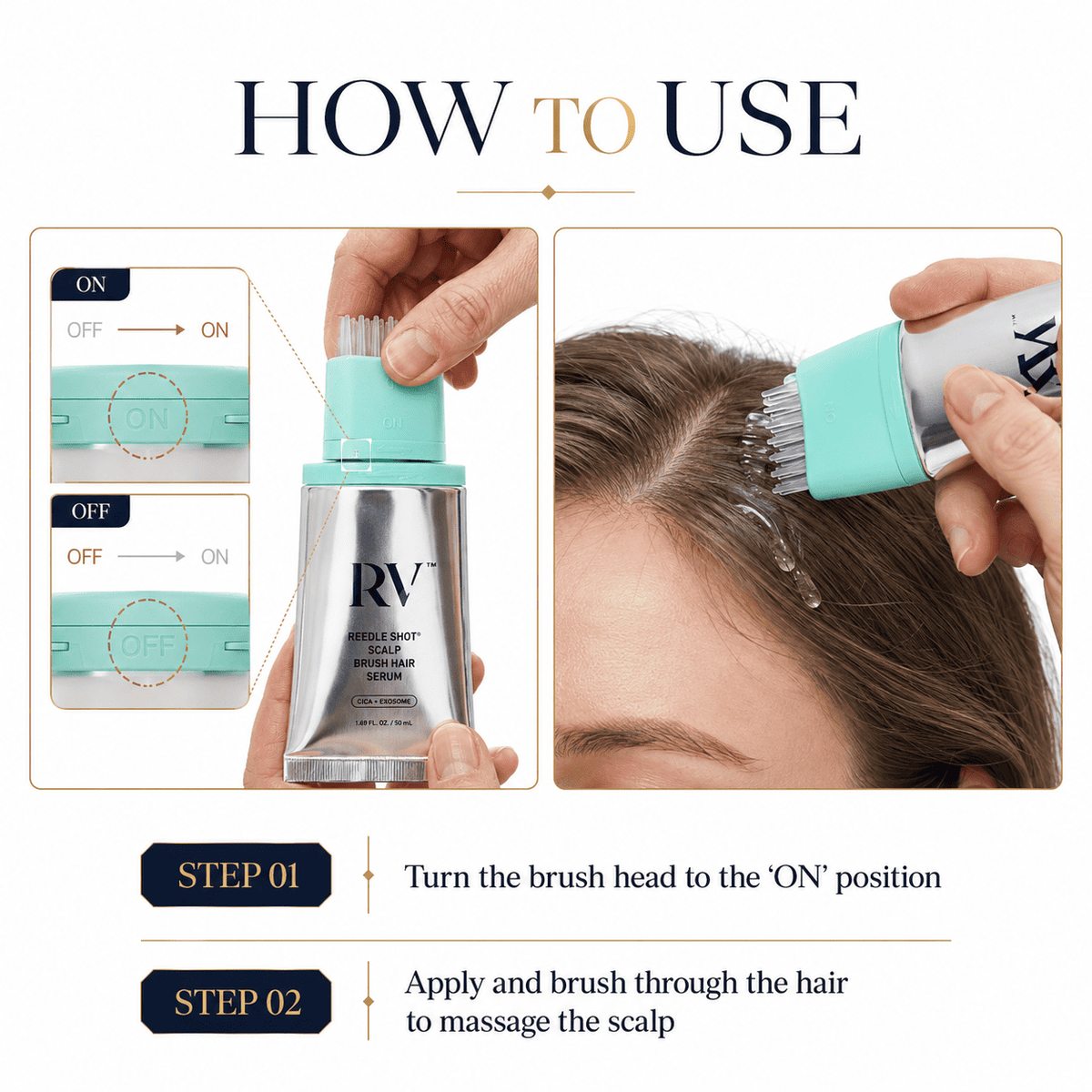 ReVolt™ PDRN + Caffeine Serum — Made for Thinning Hair