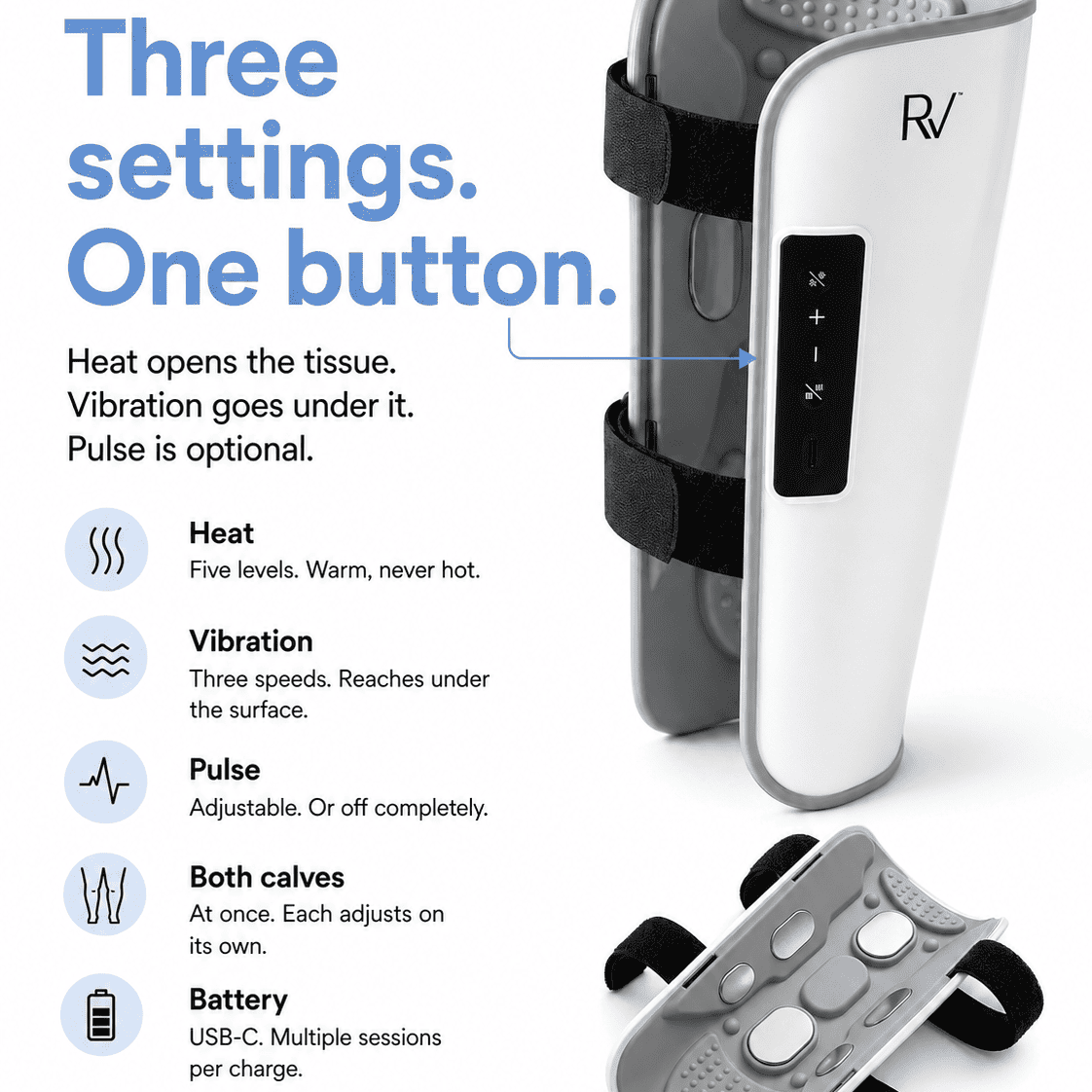 ReVolt™ Calf Recovery Sleeves — For After the Shift